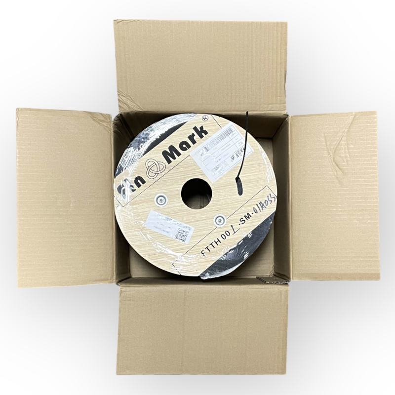 Оптичний кабель FTTH001-SM-01 black Finmark, 1000м (1бхт)