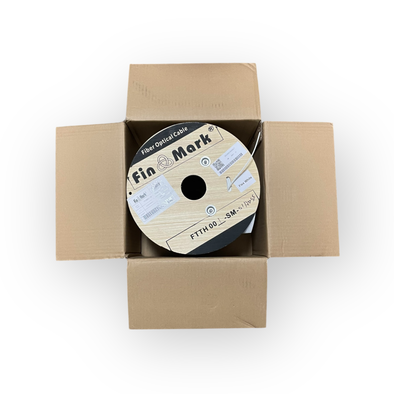 Оптичний кабель FTTH001-SM-01 Flex White Finmark, 1000м (1бхт)