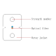 Оптичний кабель FTTH001-SM-01 White, Smartfiber Telecom, 1000м (1бхт)