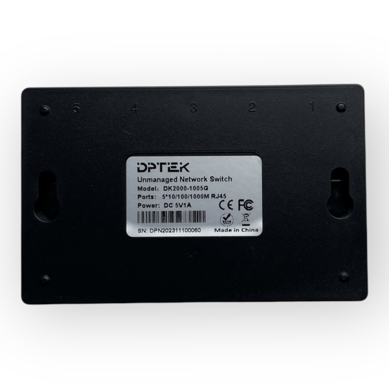Некерований Ethernet комутатор DK2000-1005G 5GE