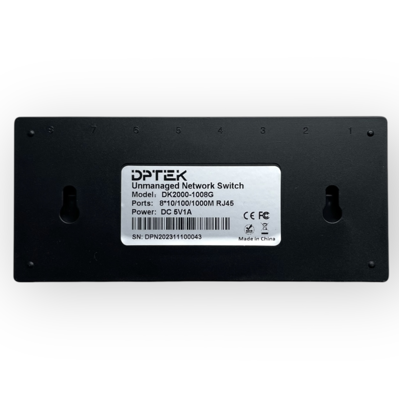Некерований Ethernet комутатор DK2000-1008G 8GE