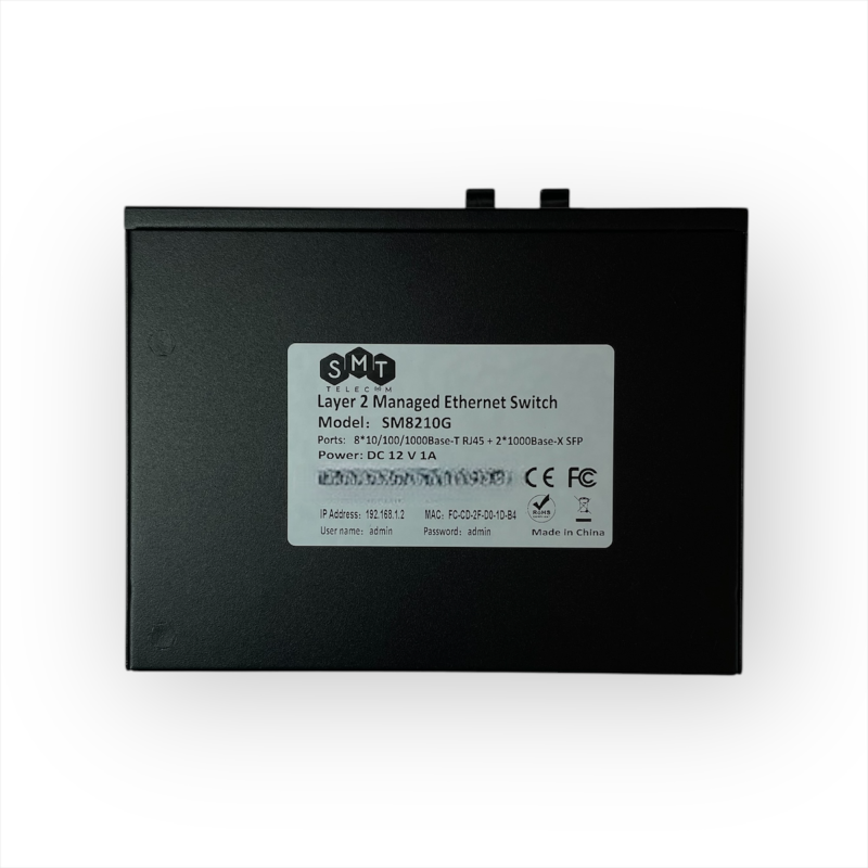 Керований Ethernet комутатор L2 SM8210G 8GE + 2SFP