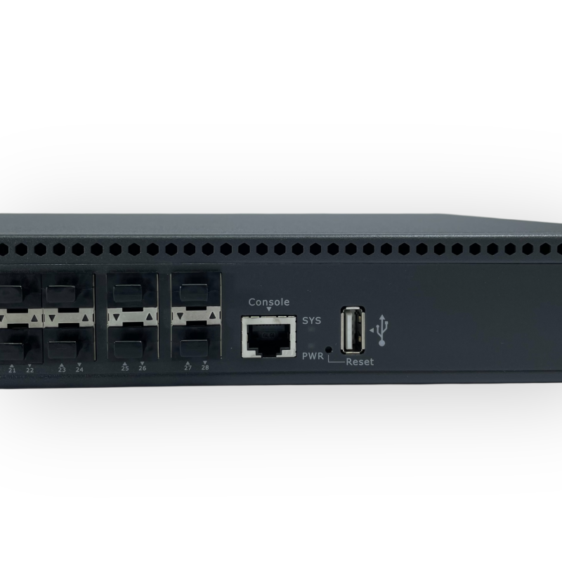 Керований Ethernet комутатор L2+ SM8328X 16SFP + 8Combo + 4x10G SFP+