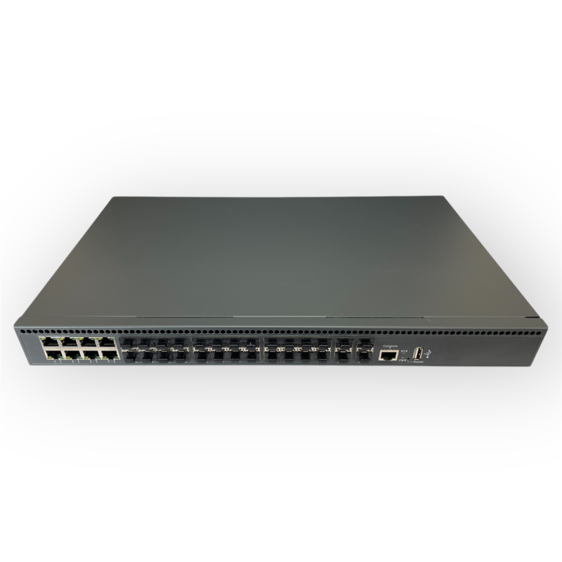 Керований Ethernet комутатор L2+ SM8328XR 16SFP + 8Combo + 4x10G SFP+