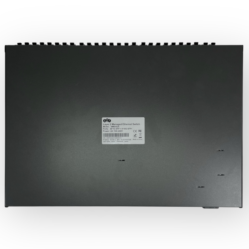 Керований Ethernet комутатор L2+ SM8352X 48SFP + 4x10G SFP+