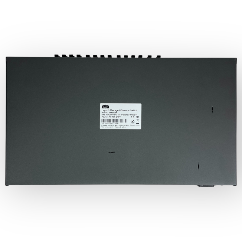 Керований Ethernet комутатор L3 SM8528X 16SFP + 8Combo + 4x10G SFP+