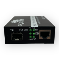 Медіаконвертер 1G з шахтою під SFP