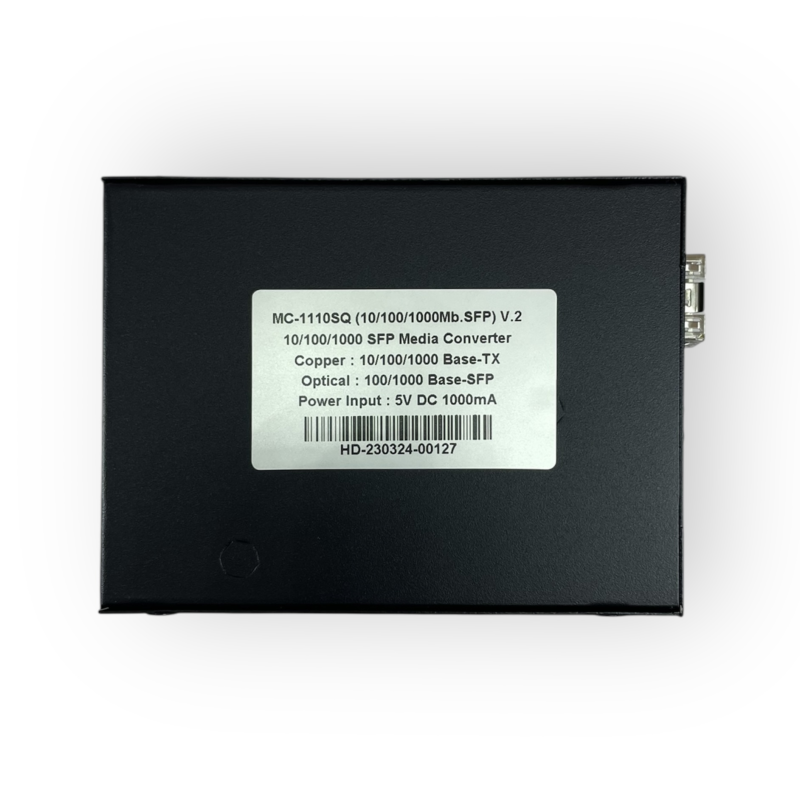 Медіаконвертер 1G з шахтою під SFP