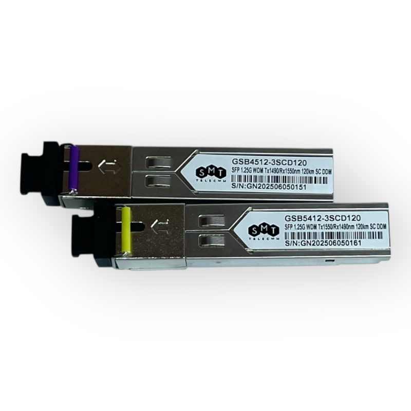 Оптичний модуль SFP WDM 1G 120 км DDM 1490 нм