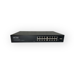 Некерований PoE комутатор DK1000-16TP2S 16PoE + 2SFP