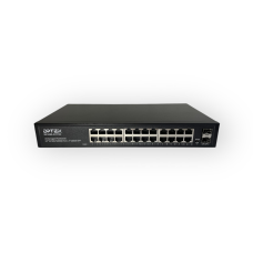 Некерований PoE комутатор DK1000-24TP2S 24PoE + 2SFP