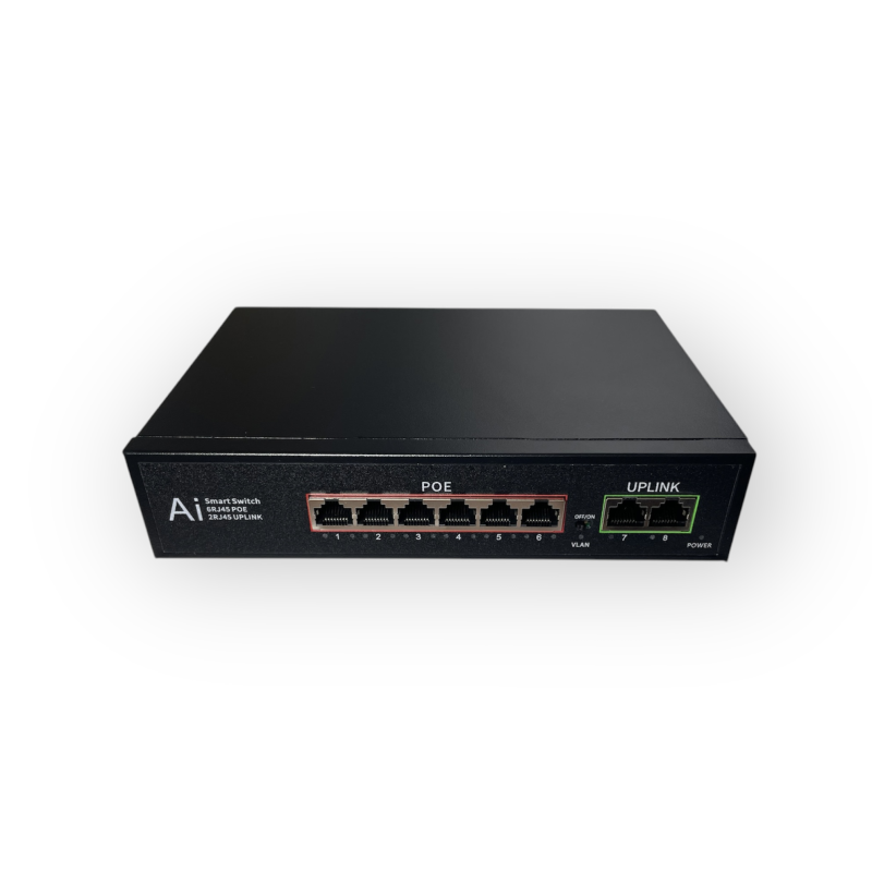 Некерований PoE комутатор DK1000-6TP2G 6PoE + 2GE