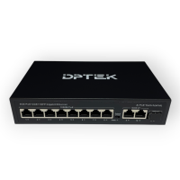 Некерований PoE комутатор DK1000-8TP2G1S-W (Watchdog) 8PoE + 2GE + SFP