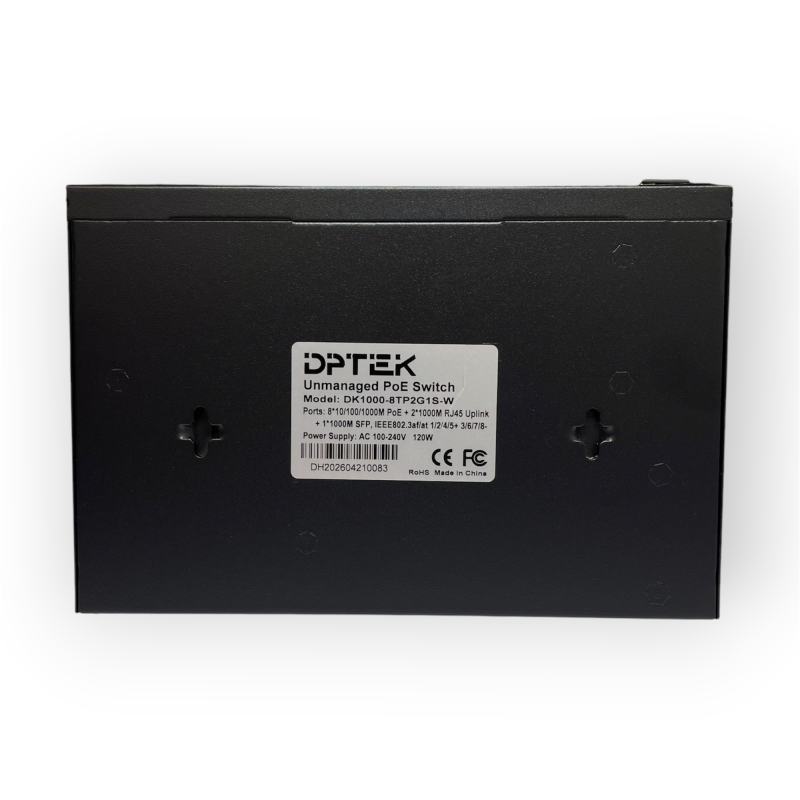 Некерований PoE комутатор DK1000-8TP2G1S-W (Watchdog) 8PoE + 2GE + SFP