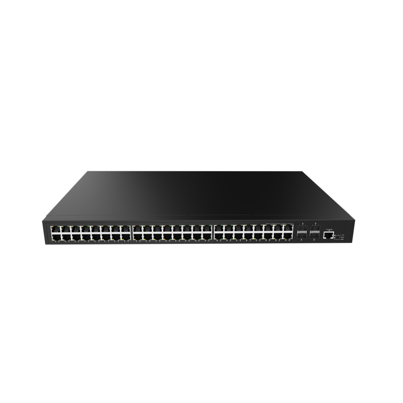 Керований Ethernet комутатор L2+ SM8352G 48GE + 4x10G SFP+
