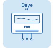 Гібридні ДБЖ Deye трифазні низьковольтні