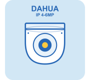 Dahua IP 4 / 5 / 6 МП камери