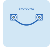 Комбинированные патчкорды BNC+DC+AV