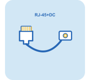 Комбіновані патчкорди RJ-45+DC