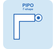 Кронштейни PiPo Г-подібні з поворотом