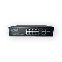Некерований PoE комутатор DK1000-8TP2G2S 8PoE + 2GE + 2SFP
