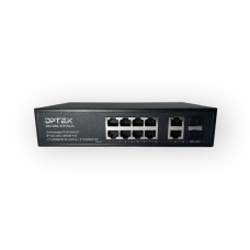 Некерований PoE комутатор DK1000-8TP2G2S 8PoE + 2GE + 2SFP