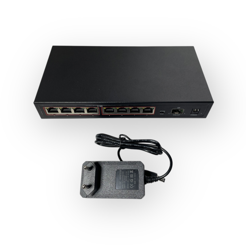 Некерований Ethernet комутатор DK2500-8HG1X 8x2.5G + 10G SFP+