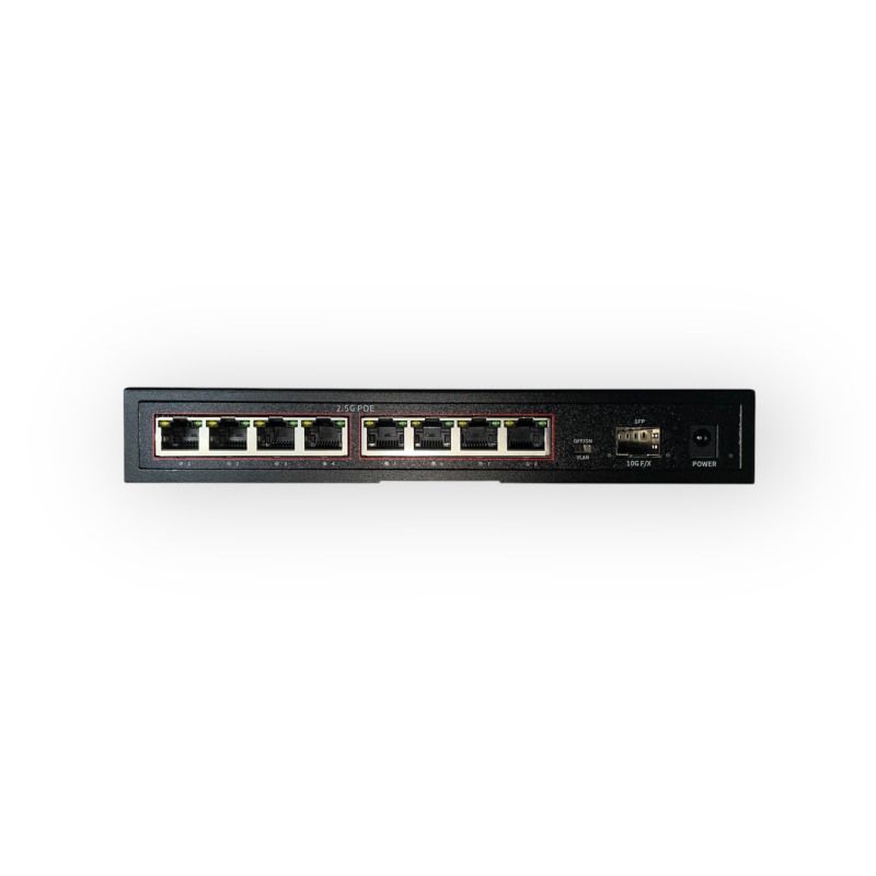 Некерований PoE комутатор DK2500-8HGP1X 8PoE 2.5G + 10G SFP+