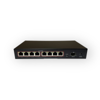 Некерований PoE комутатор DK2500-8HGP1X 8PoE 2.5G + 10G SFP+