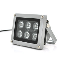 Прожектор спрямований з сутінковим датчиком YOSO 12V 12W, 6LED, IP66, кут огляду 60 °,робоча відстань до 30м, 113*84*86мм, BOX