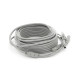Патчкорд комбинированный по витой паре RJ-45+DC 10m, серый, Q60