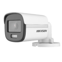 2Мп TVI / AHD / CVI / CVBS камера ColorVu c видимой подсветкой DS-2CE10DF0T-PF (2.8mm)