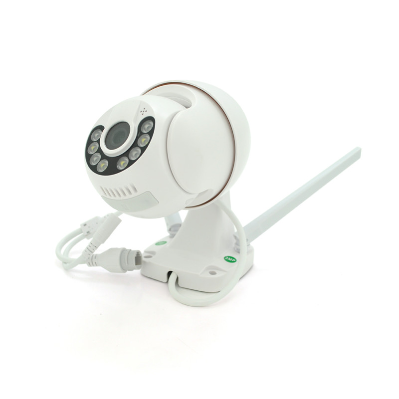 Комплект відеоспостереження WIFI-PTZ Outdoor 009-4-2MP Pipo (4 вуличні камери, кабелі, блок живлення, відеореєстратор APP-Xmeye)