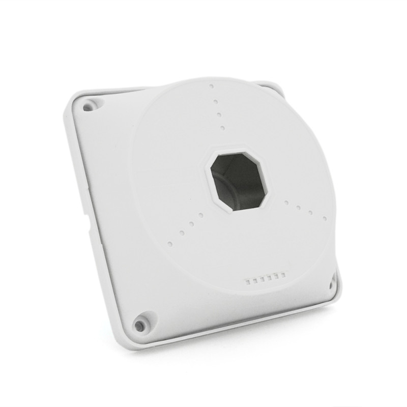 Монтажна коробка під камеру відеоспостереження CamBox &Oslash;56/70/84/101мм (130х130х40мм) IP66 біла