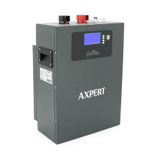 Аккумуляторная батарея AXPERT LiFePO4 25.6V 100Ah, 2,56kWh, BMS100A, CAN2.0/RS232/RS485, 6000 cycles 300x148x420 23,5 kg