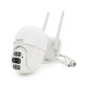 4+4Мп Wi-Fi відеокамера з двома об'єктивами вулична SD/картка PiPo PP-IPC33D4MP20 PTZ 2.8mm ICSee