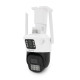 4+4Мп Wi-Fi/LAN відеокамера з двома об'єктивами вулична SD/картка PP-IPC34D4MP20 PTZ 2.8mm ICSee
