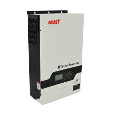 Гiбрiдне ДБЖ MUST PV18-5248PRO, 5200W, 48V, ток заряда 1-60A, 160-275V, MPPT (80А, 450 Vdc), 490х300х150