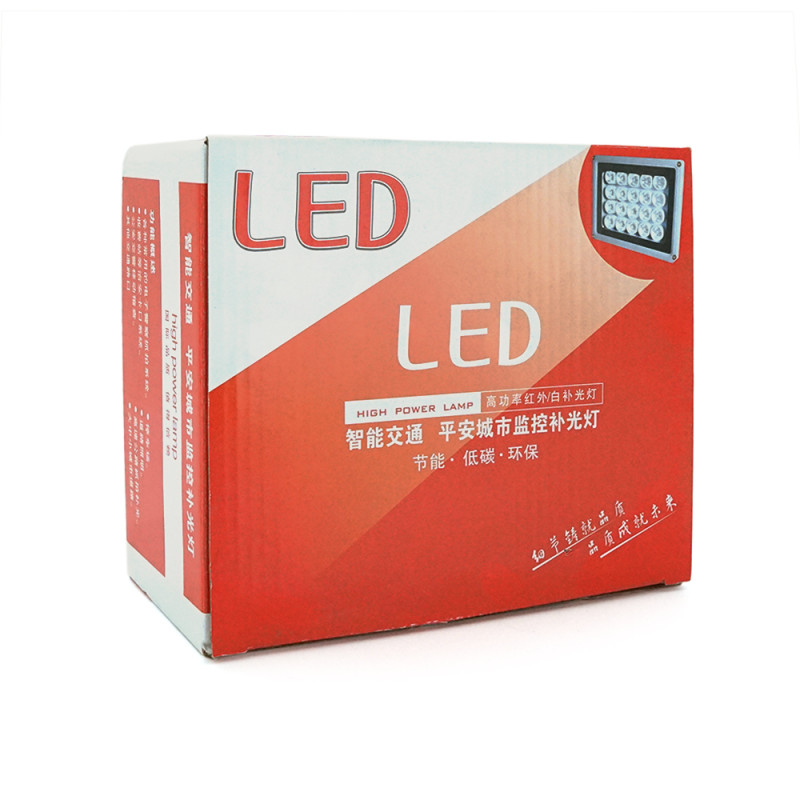 Прожектор спрямований із сутінковим датчиком YOSO 12V 24W, 15LED, IP66, кут огляду 60°, дальність до 40м, 177*138*65мм, BOX