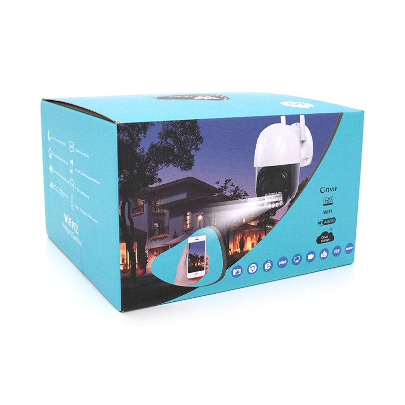 5Мп Wi-Fi відеокамера вулична з SD/картою YOSO YO-IPC44D5MP30 PTZ 2.8mm V380
