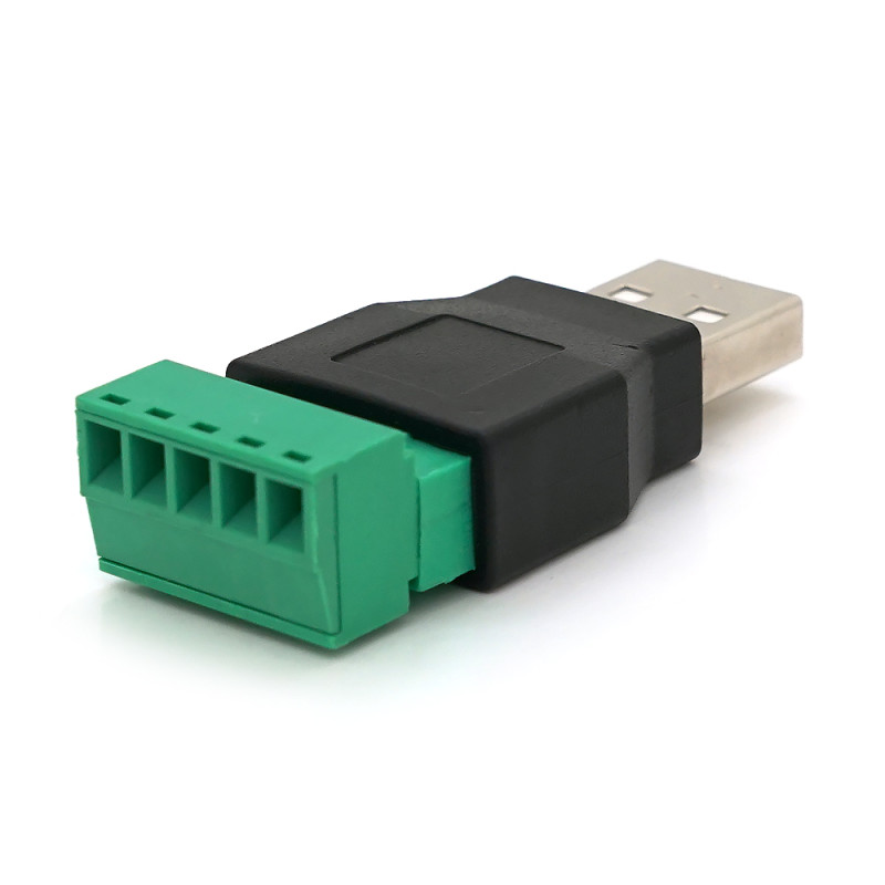 Роз'єм для підключення USB (5 контактів) з клемами під кабель Q100