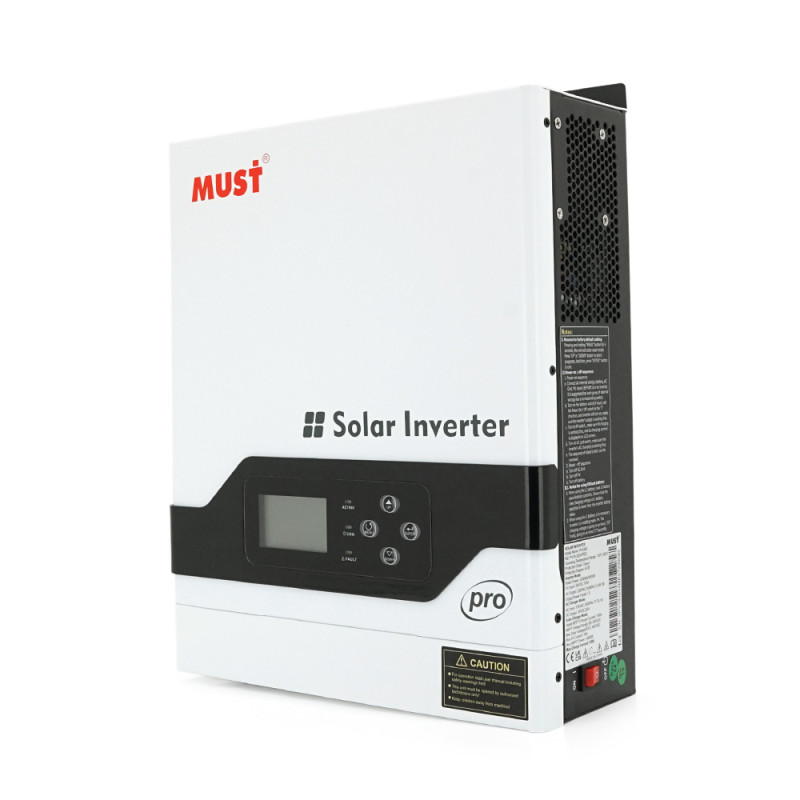 Гібридний інвертор MUST PV18-3224PRO, 3200W, 24V, ток заряда 1-100А, 160-275V, MPPT (18А, 400 Vdc)Parallel WI-FI