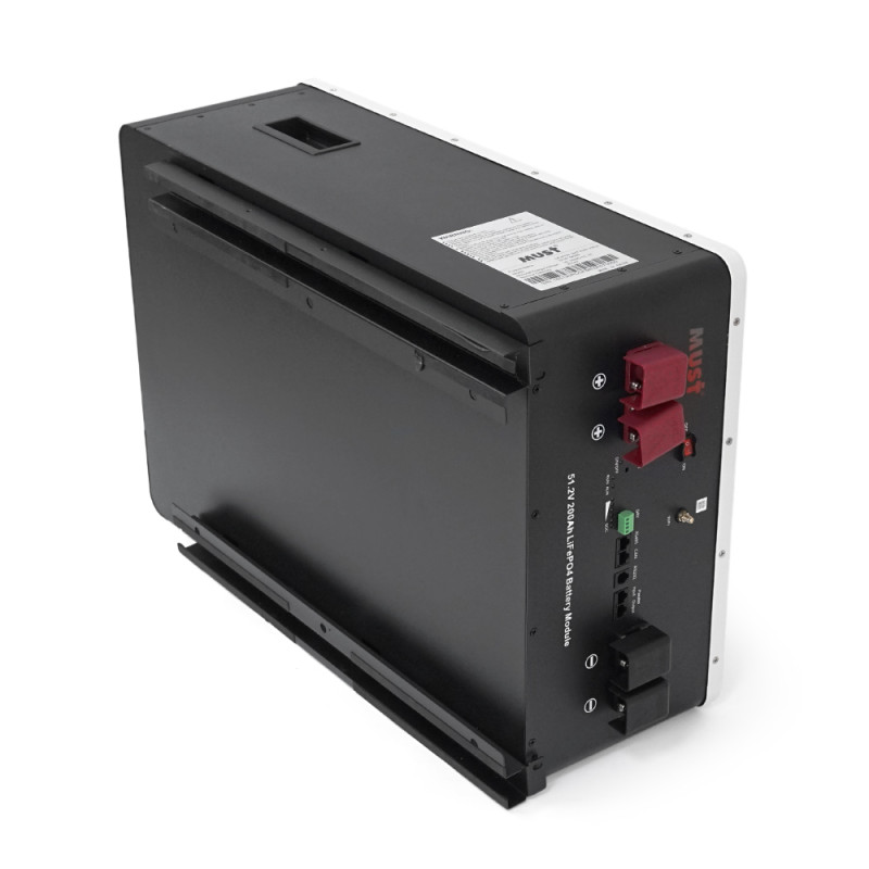 Акумуляторна батарея Must LiFePO4 LP16-48200 51.2V 200Ah, 10,24kWh, BMS100A@16S, CAN2.0/RS232/RS485, 6000 cycles, 625x442x250, 80kg
