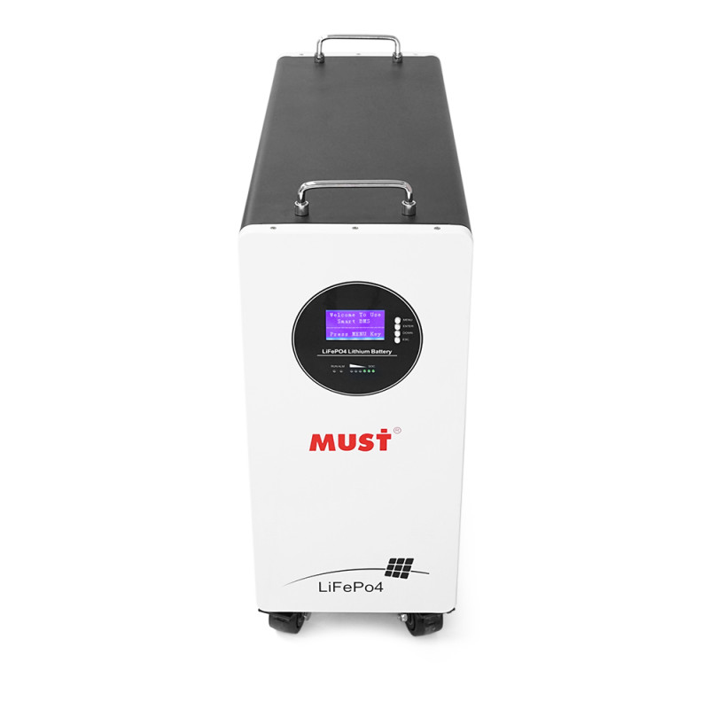 Акумуляторна батарея Must LiFePO4 LP21-48300 51.2V 300Ah 15,36KWh BMS200A@16S, CAN2&RS232&RS485,WI-FI,IP21 6000 cycles 733*260*635mm, 120KG