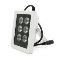 ІЧ-прожектор LW6-50IR006-12. 12V, 24W, 6LED, IP66, 850Нм, кут огляду 120 °, дальність до 50м.