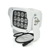 ИК-прожектор GY-IR70012. 12V, 6W, 12LED, IP66, 850Нм, угол обзора 90°, дальность до 150м.