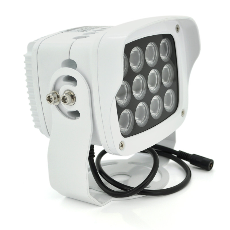 ІЧ-прожектор GY-IR70012. 12V, 6W, 12LED, IP66, 850Нм, кут огляду 90 °, дальність до 150м.