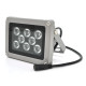 ІЧ-прожектор GY-IR006. 12V, 18W, 8LED, IP66, 850Нм, кут огляду 90 °, дальність до 70м.