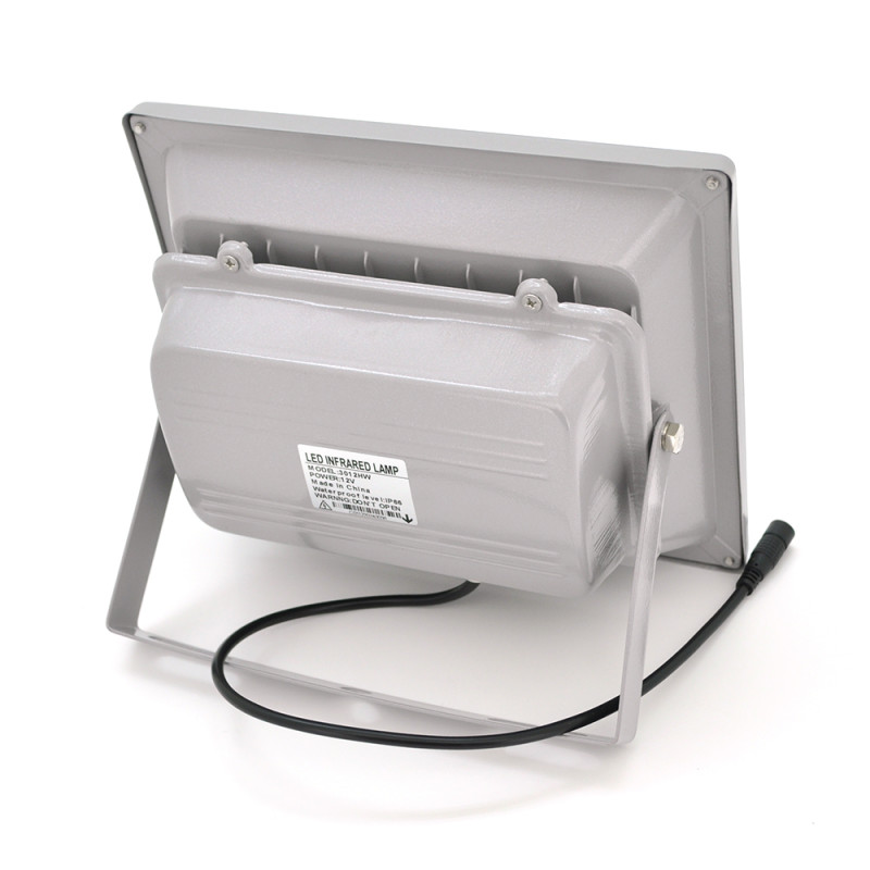 ІЧ-прожектор GY-IR30. 12V, 60W, 30LED, IP66, 850Нм, кут огляду 90°, дальність до 120м.