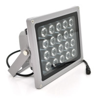 ІЧ-прожектор YT-IR2012HW. 12V, 40W, 20LED, IP66, 850Нм, кут огляду 90 °, дальність до 80м.